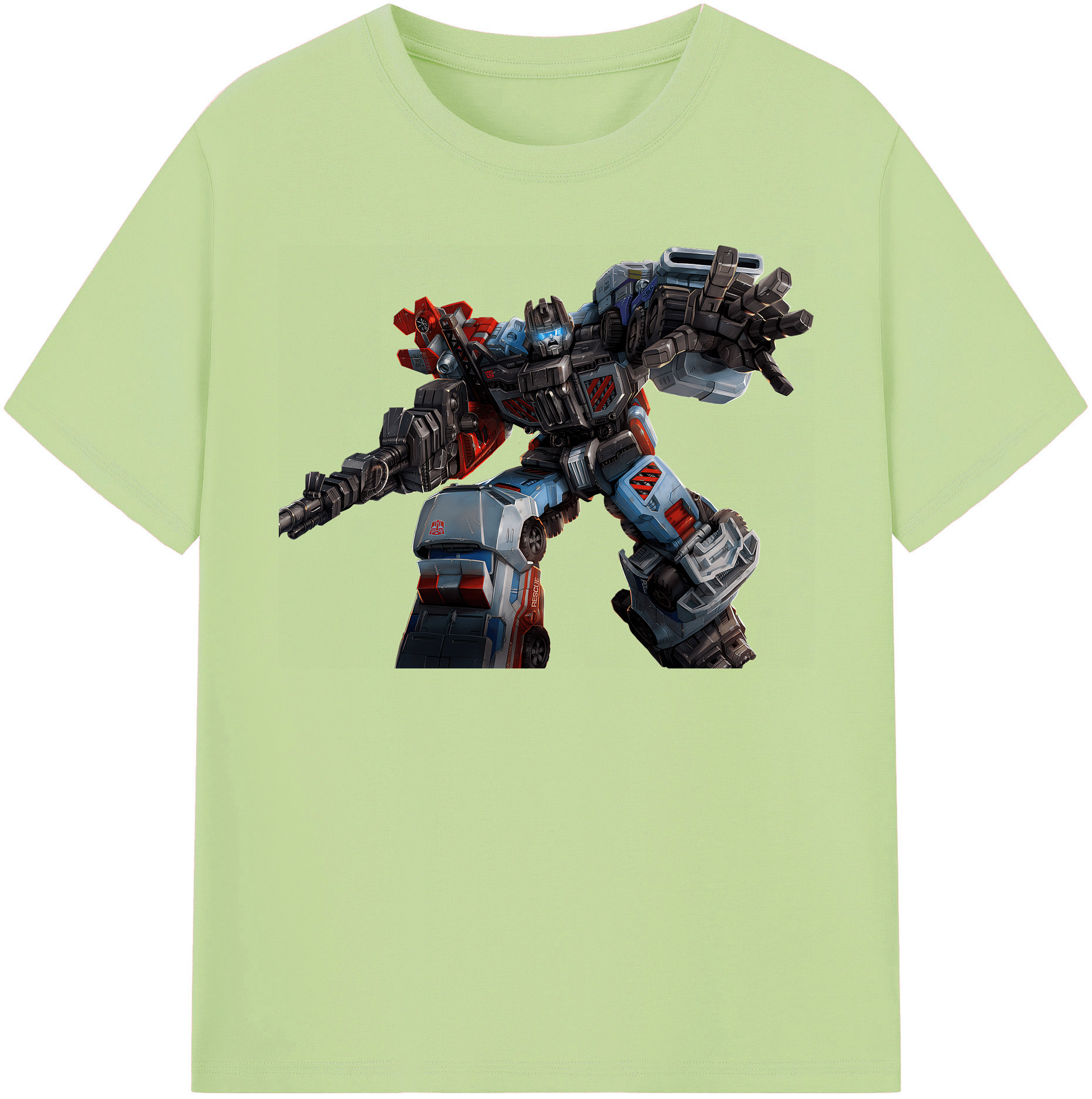 （画像用） Transformers トランスフォーマー 綿100％半袖Tシャツ（フロントプリント）